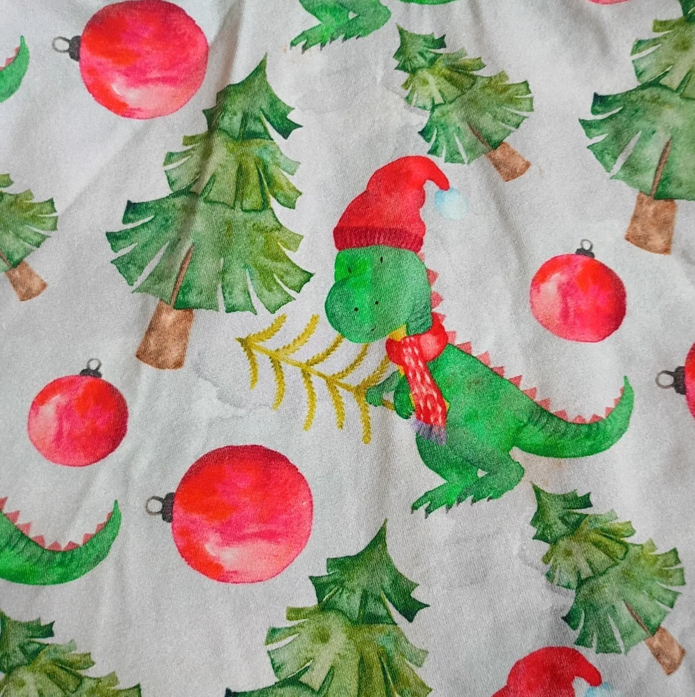 Festive Red and Green Holiday Dress